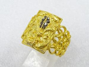 色石　指輪(22号)